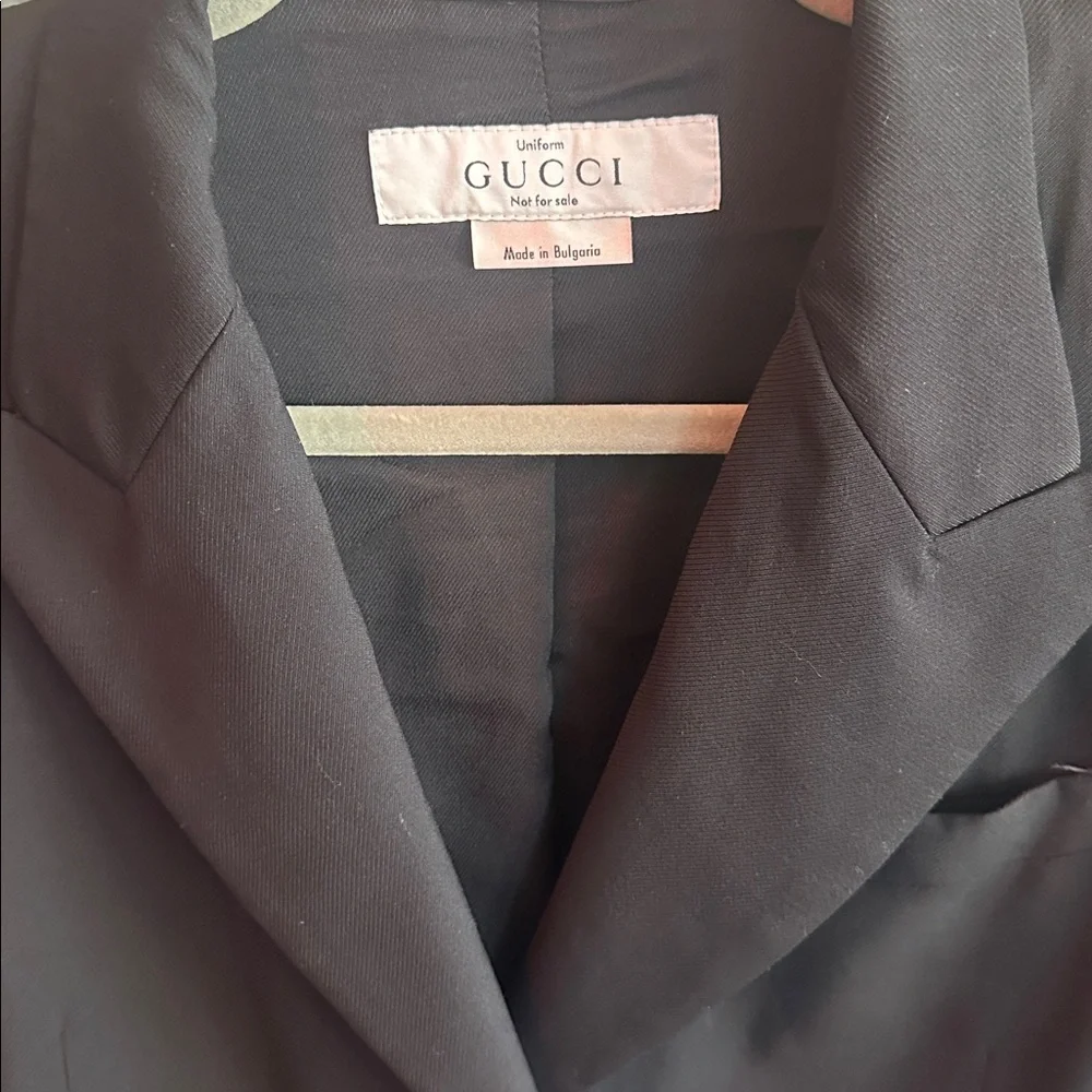 Gucci Uniform Black Women's Blazer‎ - Picture 2 of 5